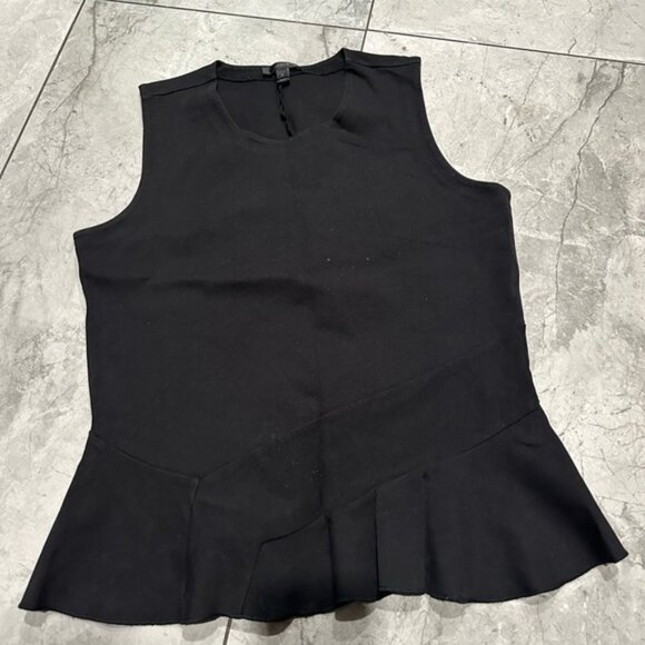 J. Crew Black Sleeveless Blouse - Picture 1 of 3